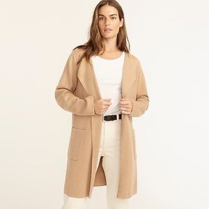 JCrew Juliette Collarless sweater-blazer